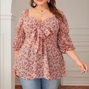 Women’s floral blouse